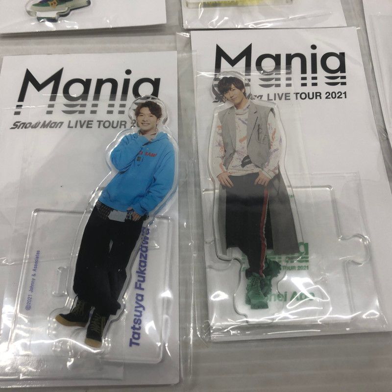 中古品】 SnowMan MANIA アクリルスタンド アクスタ 9人 コンプ セット