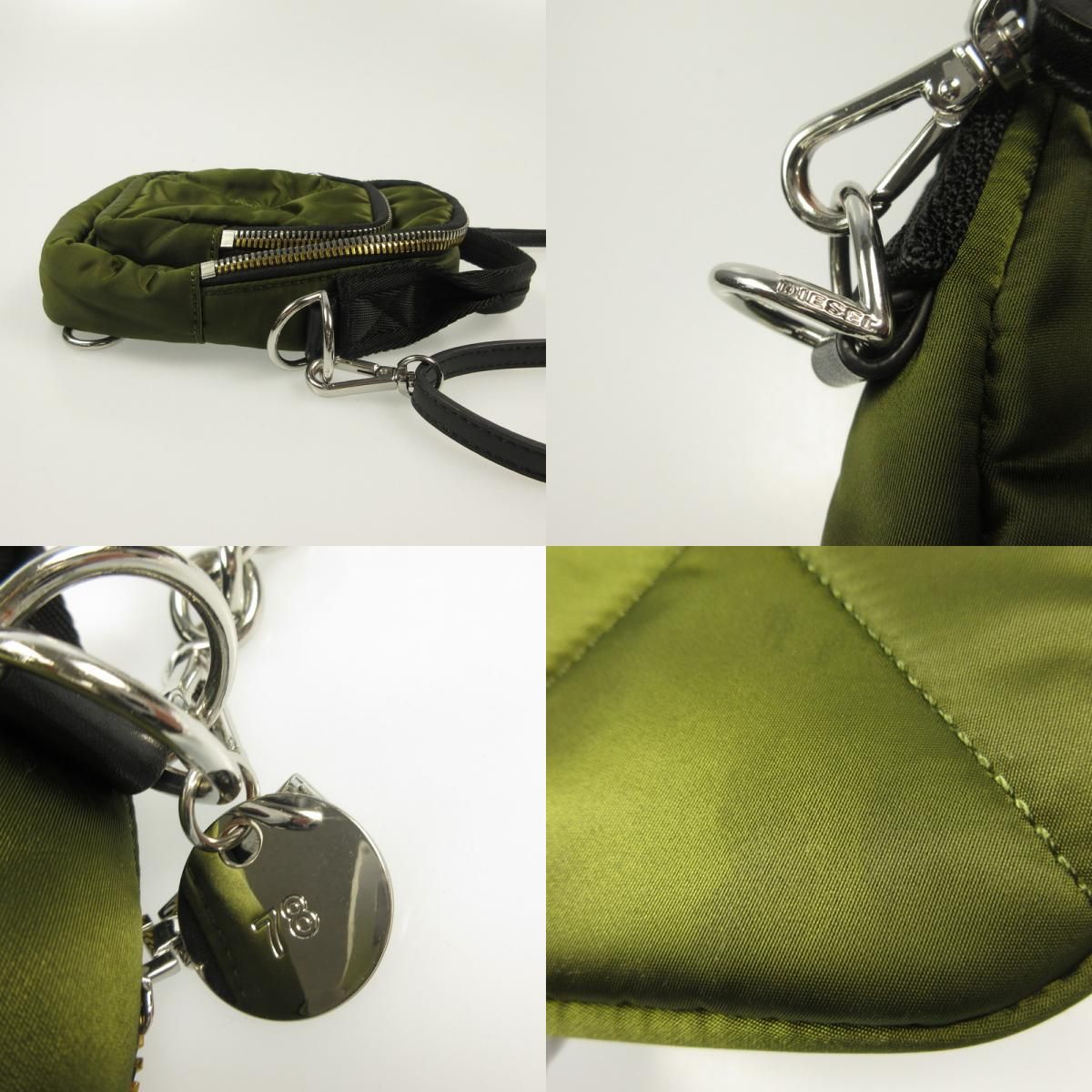 【姫路東店】 中古 DIESEL | ディーゼル ショルダーバッグ X07656 カーキ 【121】 姫路東店】 中古 DIESEL | ディーゼル ショルダーバッグ X07656 カーキ