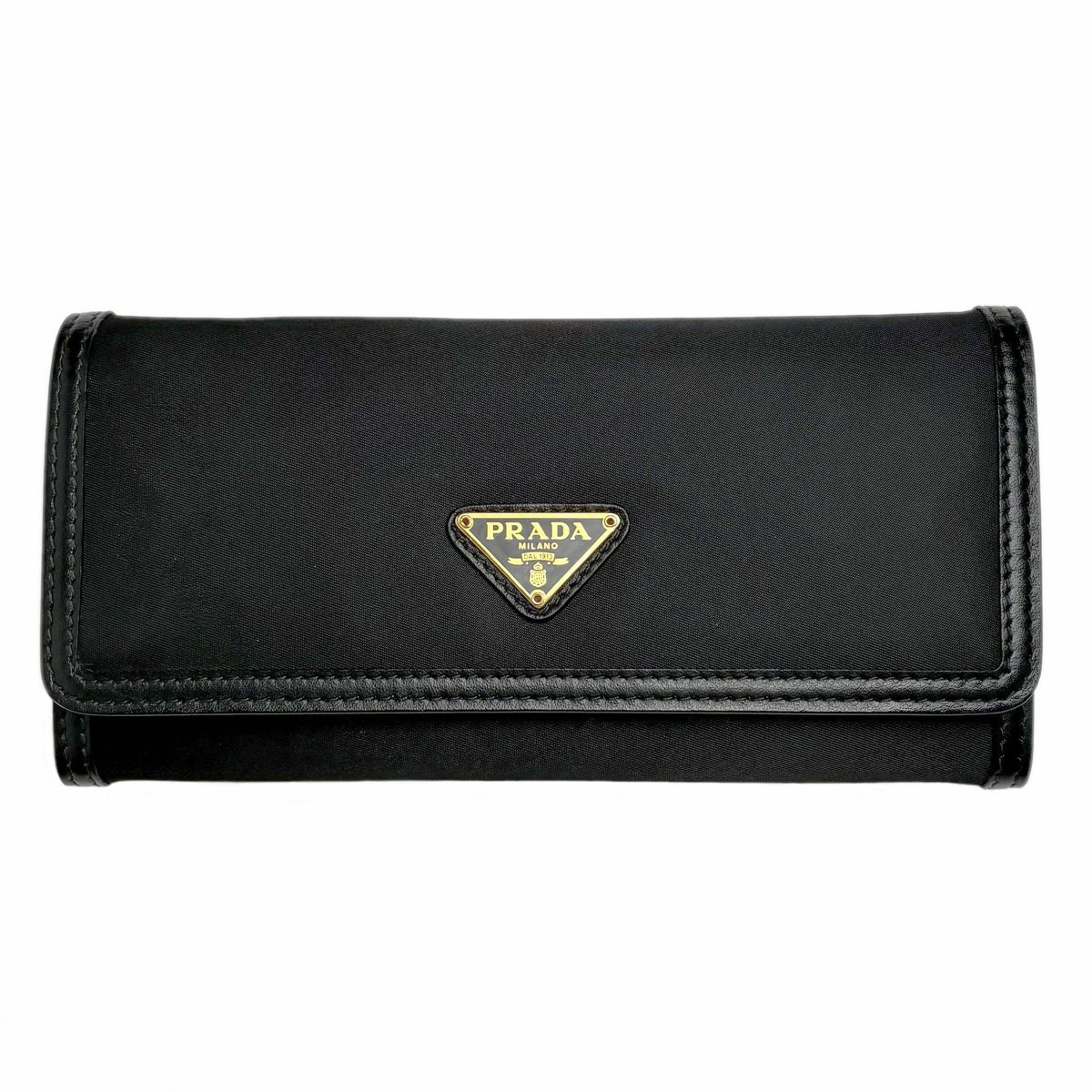 【中古】 プラダ テスート トライアングル 財布 長財布 パスケース付 男女兼用 メンズ レディース 中古】 プラダ テスート トライアングル 財布 長財布 パスケース付