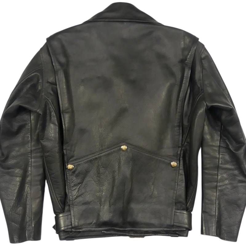 KOMINE レザーライディングジャケット 2XL KOMINE コミネ ライダースジャケット XL 本革 ダブル メンズ レザー