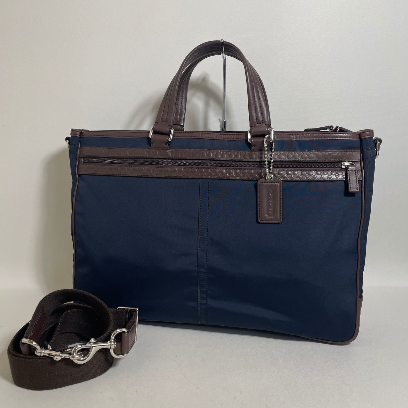 2603-232｜美品｜コーチ ミニシグネチャー 2WAYビジネスバッグ - メルカリ
