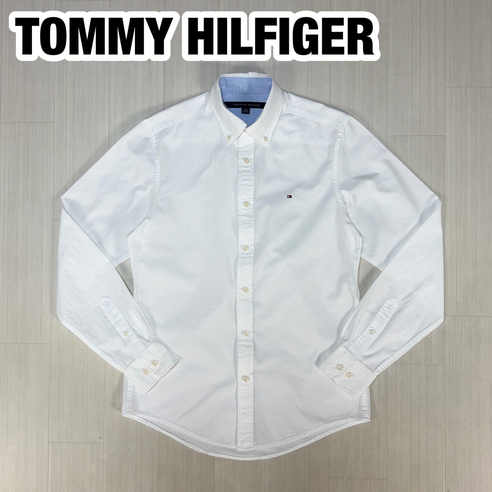 美品】 TOMMY HILFIGER トミーヒルフィガー 長袖シャツ レディース XS 