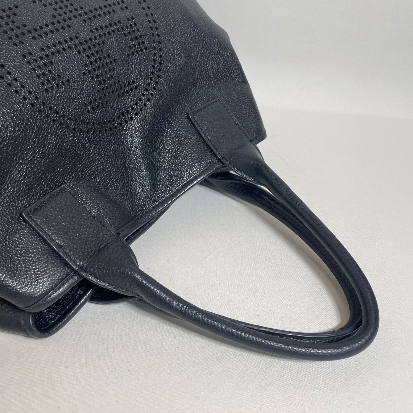 2603-262｜美品｜トリーバーチ トートバッグ レザー ブラック - メルカリ