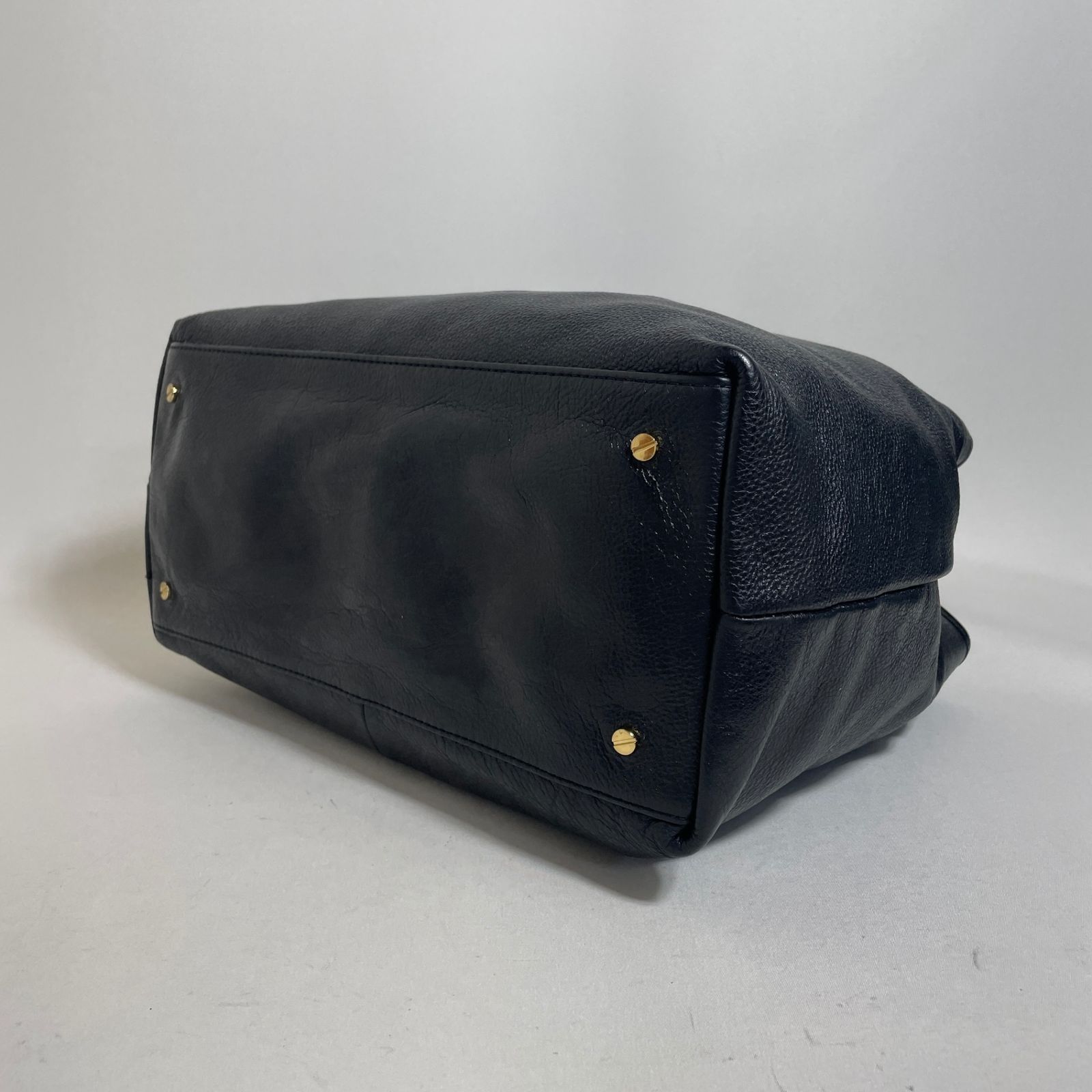 2603-262｜美品｜トリーバーチ トートバッグ レザー ブラック - メルカリ