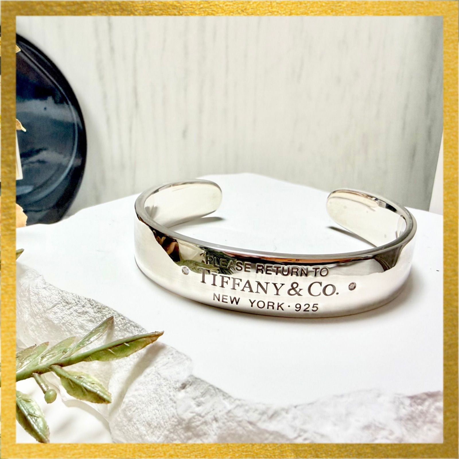 Tiffany&Co. リターントゥティファニー RTT ナローカフ ダイヤモンド S 