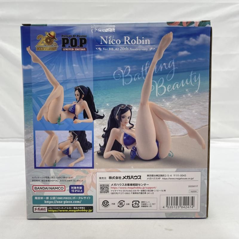 中古】未開封)MegaHouse P.O.P ニコ・ロビン Ver.BB_02 20th