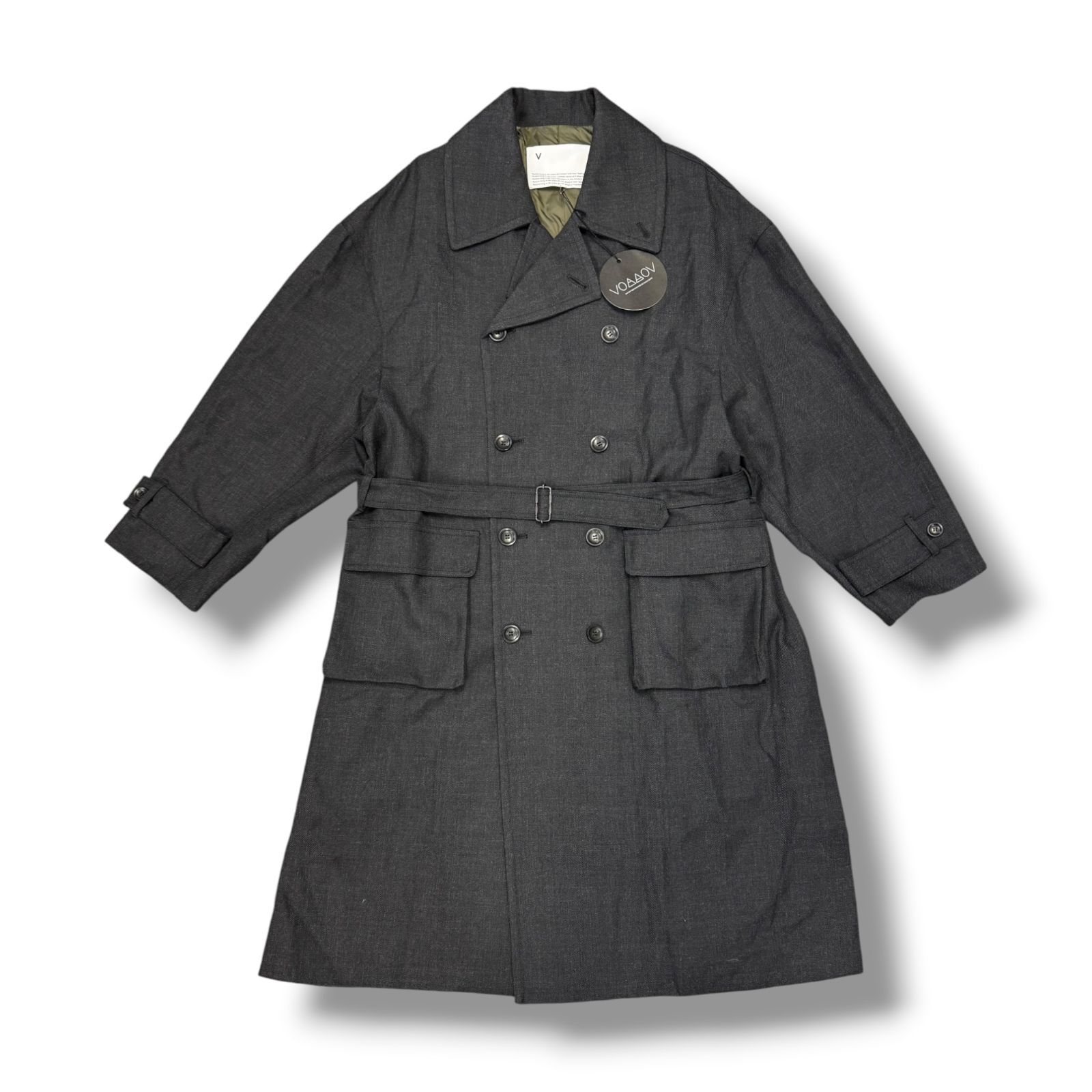 参考上代63,800円 未使用品 VOAAOV 24AW BISHU OLD SURGE Trench Coat