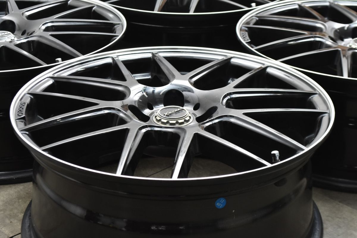 ロードスタースイフトなどに】クロススピード 17in 7J +45 PCD100 4本 