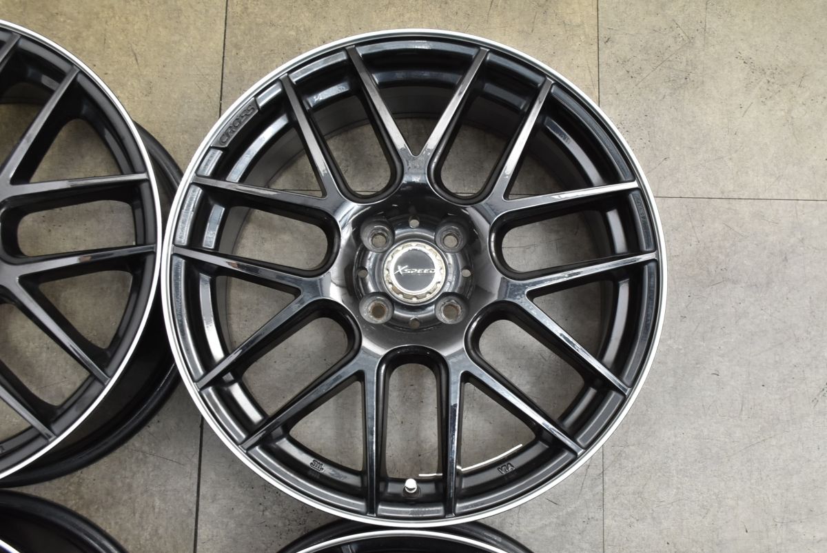 ロードスタースイフトなどに】クロススピード 17in 7J +45 PCD100 4本 