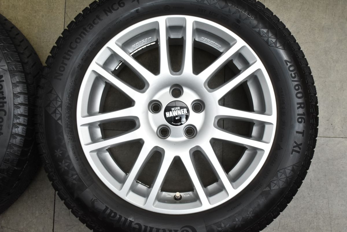 スタッドレス】HAWNER DESIGN W07 16in 6.5J +38 PCD100 
