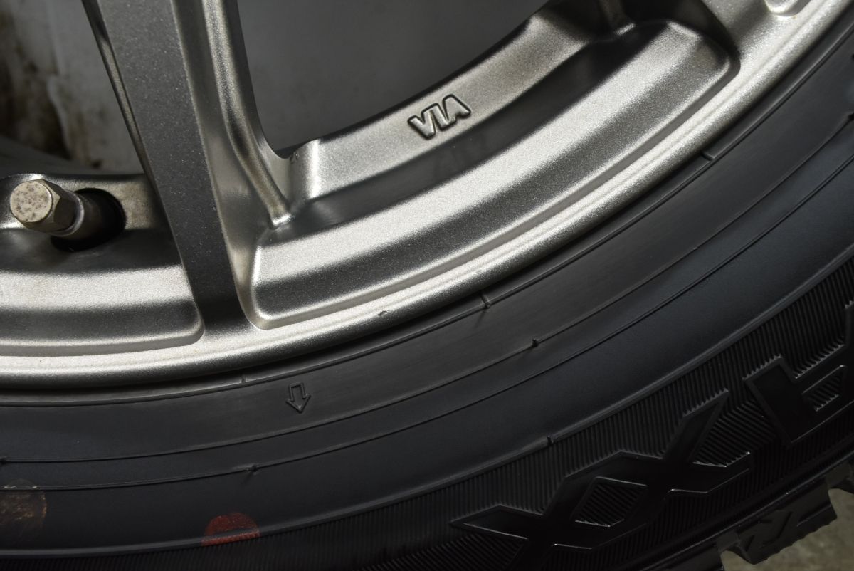 バリ溝】Vエモーション 15in 6J +53 PCD114.3 ダンロップ ウインター 