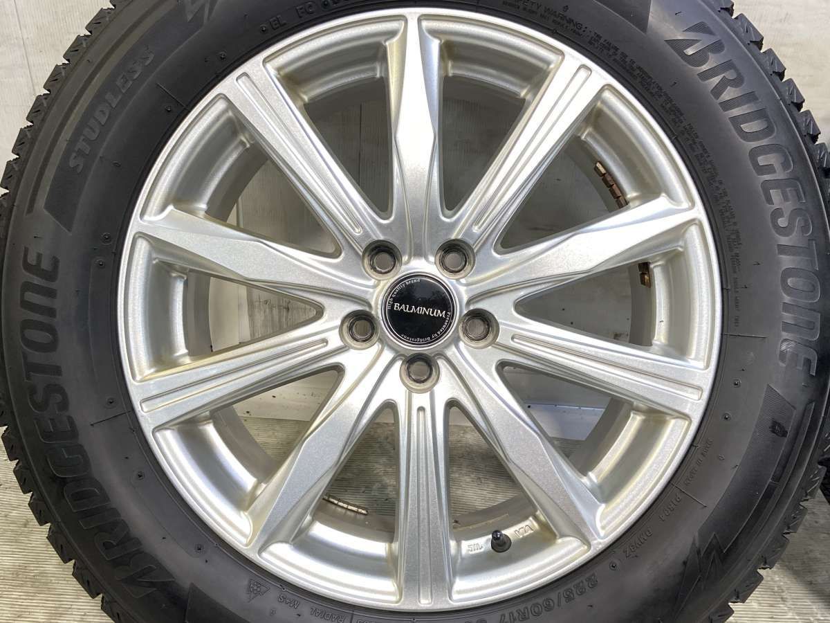 225/60R17 ブリヂストン ブリザック DM-V3 BALMINUM 17x7.0 53 100-5穴 