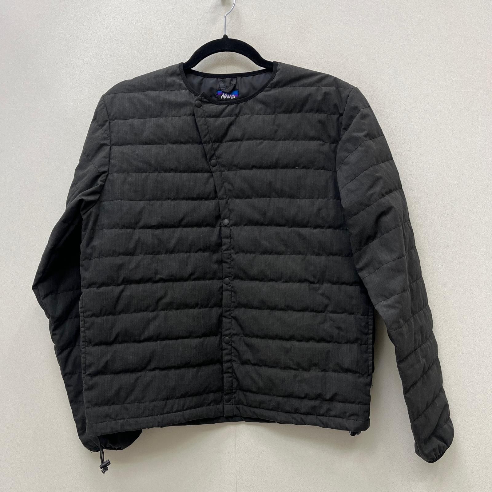 【加古川店】 中古 NANGA | ナンガ ダウンジャケット ダウンカーディガン チャコールグレー サイズ：S 【92】 加古川店】 中古 NANGA | ナンガ ダウンジャケット ダウンカーディガン