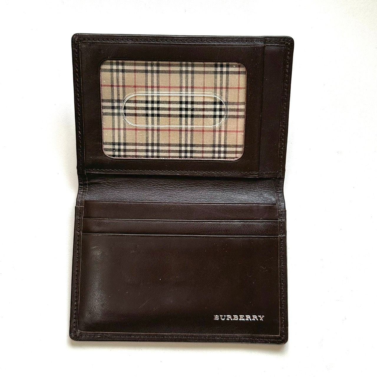 バーバリー BURBERRY パスケース カードケース ブラウン - メルカリ