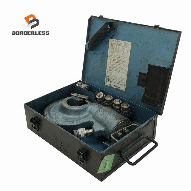 ☆中古品☆ IZUMI 泉精器 油圧アングルパンチャー SH70 パンチセット 鉄工 切断125502