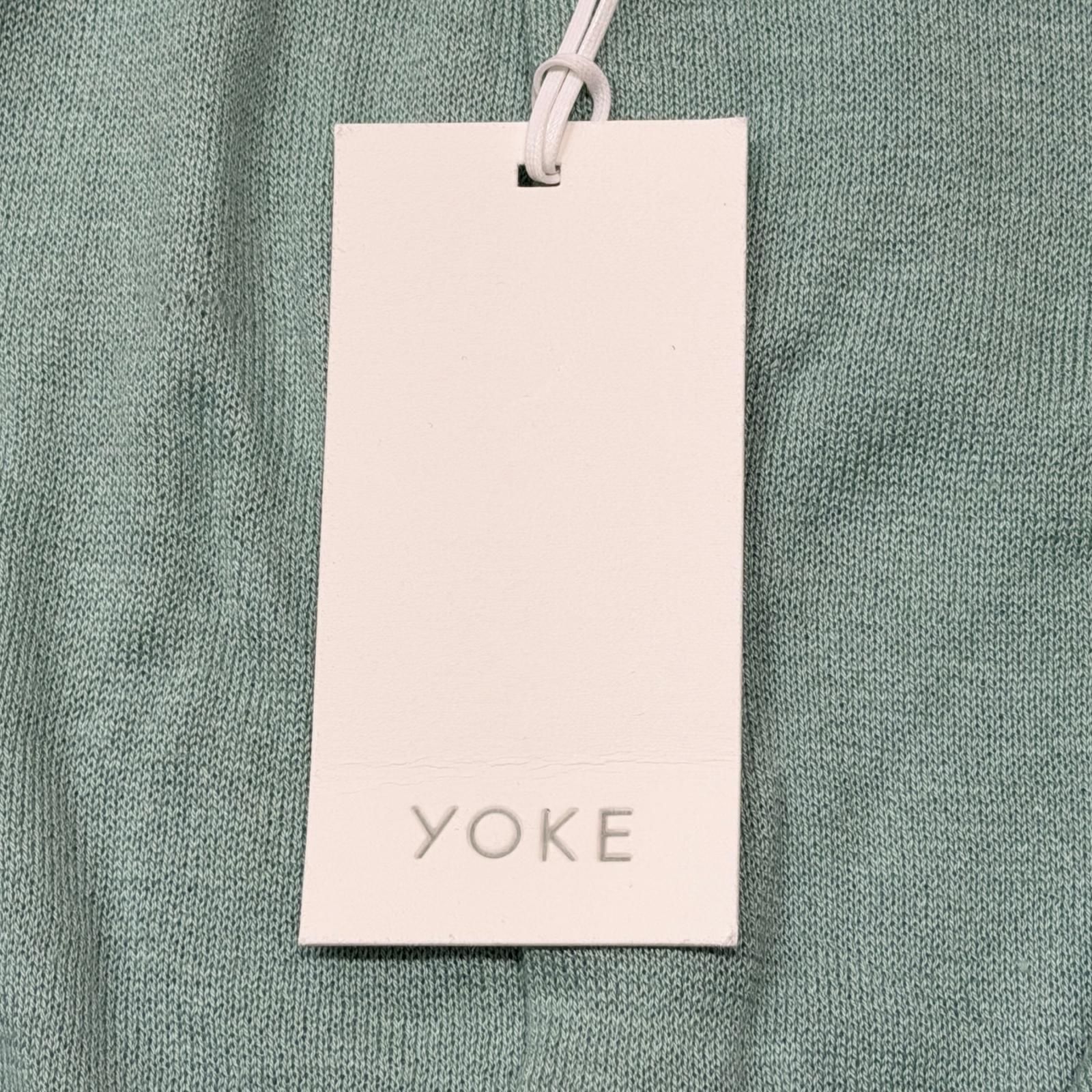 参考上代48400円 未使用 YOKE 25SS SILK CASHMERE SHEER SHIRT 