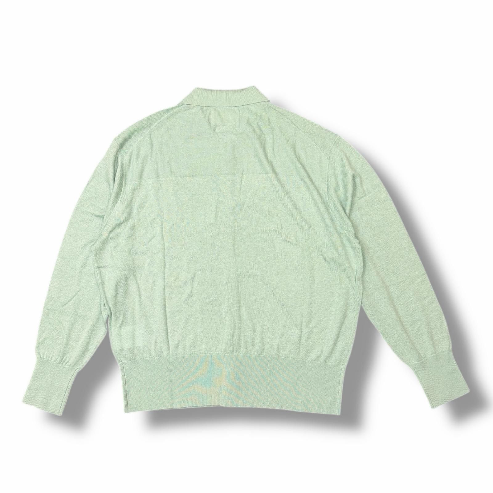 参考上代48400円 未使用 YOKE 25SS SILK CASHMERE SHEER SHIRT 