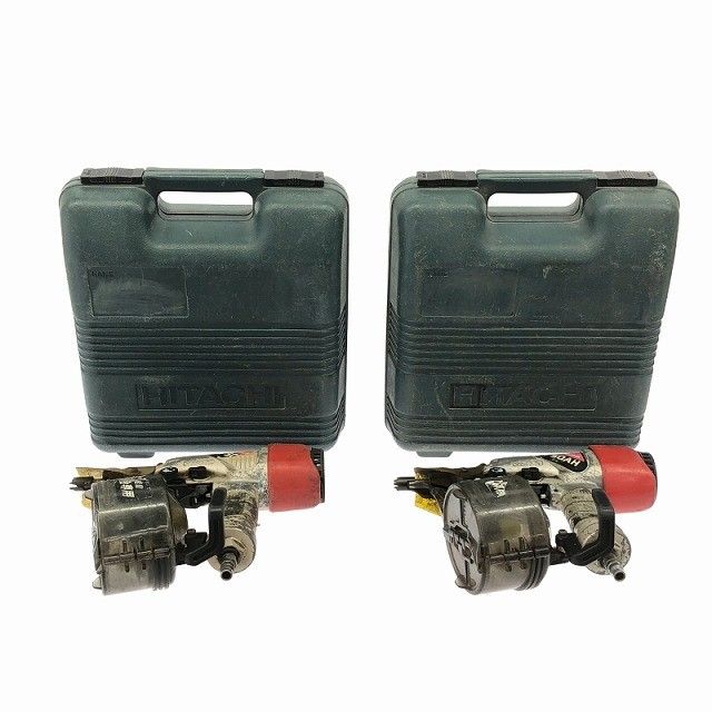 ☆中古品 2台セット☆HITACHI 日立工機 50mm 常圧 ロール釘打機 NV50AH 