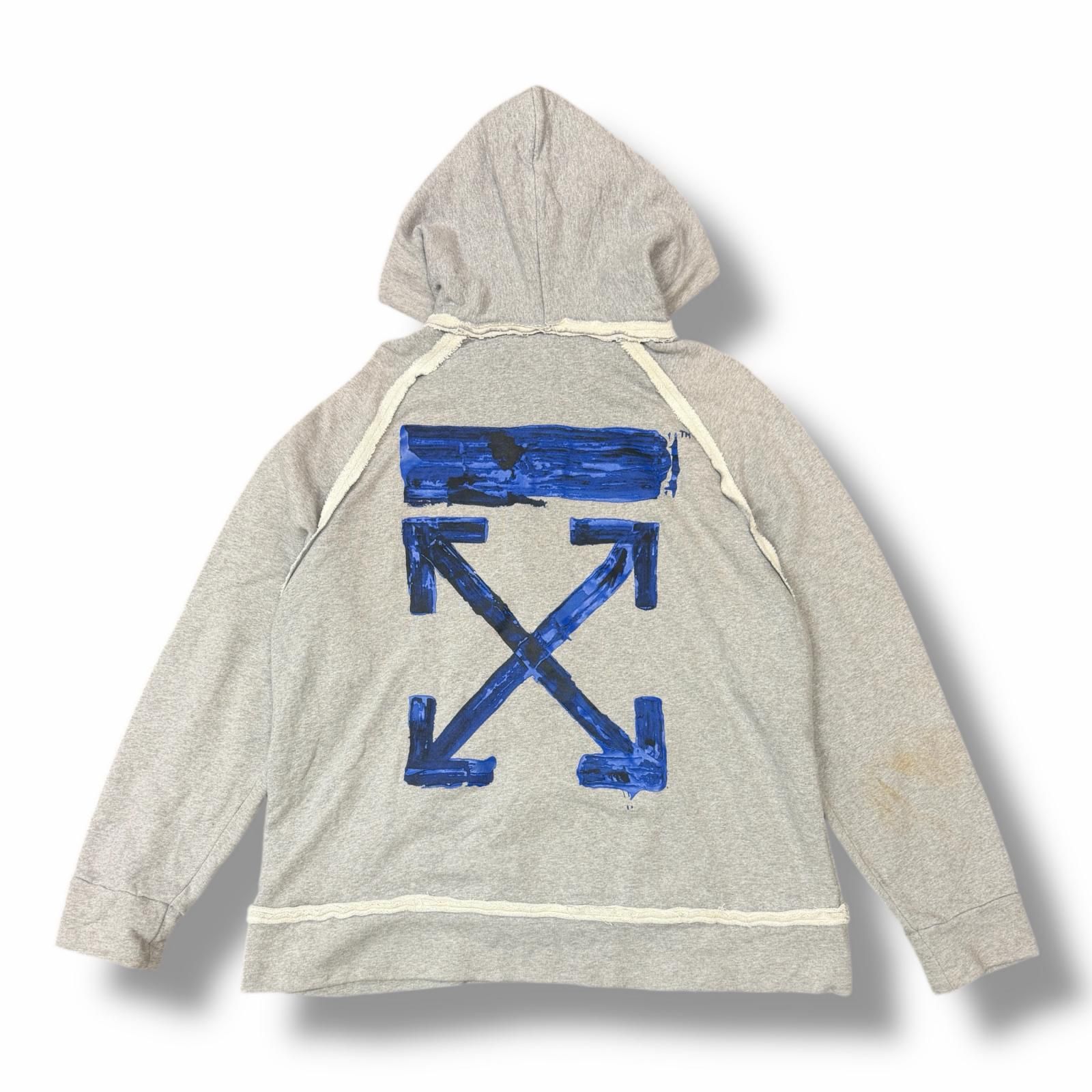 OFF-WHITE 19AW スウェットフーディー パーカー オフホワイト 