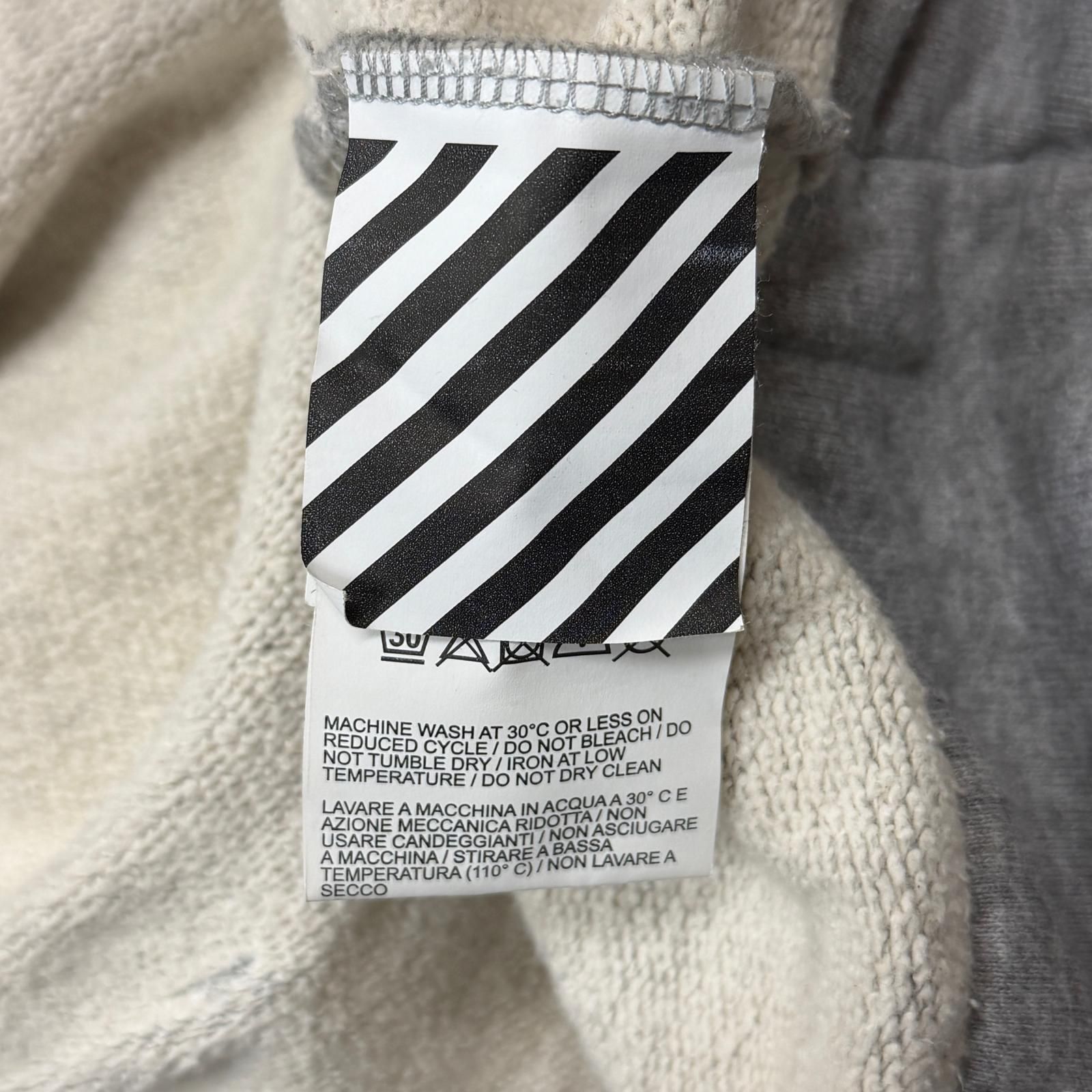 OFF-WHITE 19AW スウェットフーディー パーカー オフホワイト 