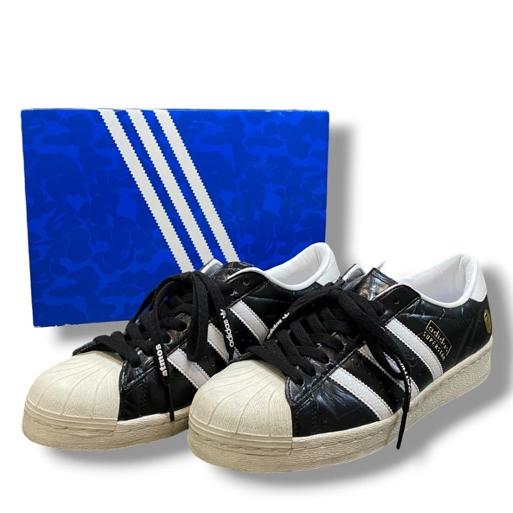 28cm ADIDAS × A BATHING APE × ATMOS SSTR V BAPE スニーカー 