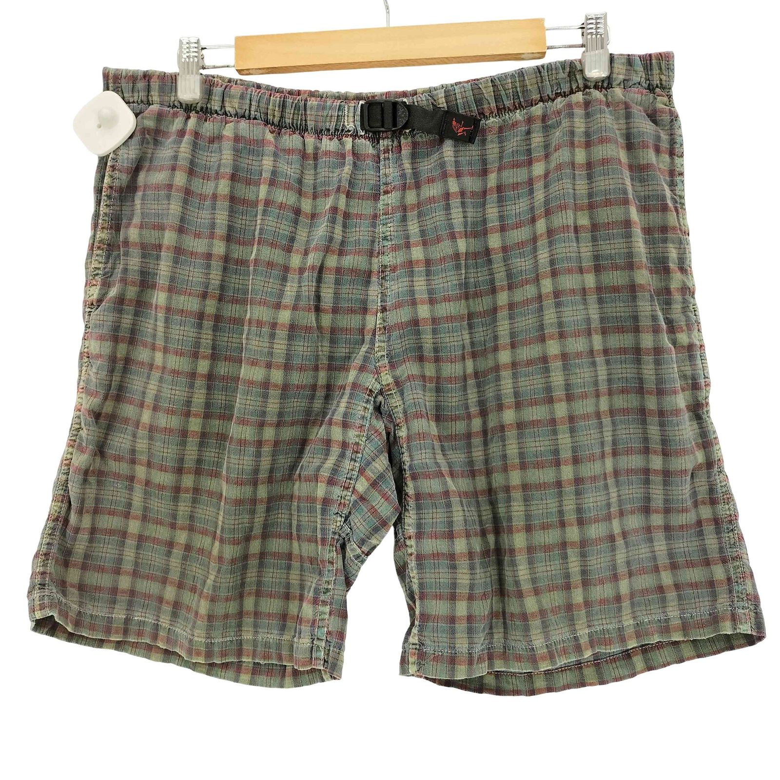 美品80-90s囲みタグUSA製クライミングショーツM GRAMICCIグラミチ グラミチ GRAMICCI 80s~90s 囲みタグ USA製 チェック クライミング