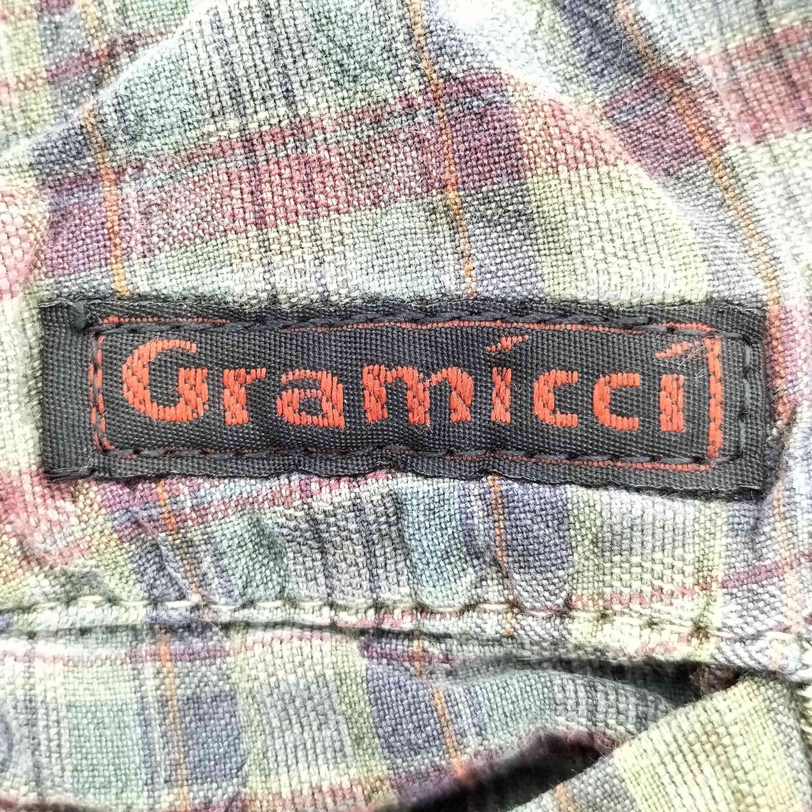 グラミチ GRAMICCI 80s~90s 囲みタグ USA製 チェック クライミング