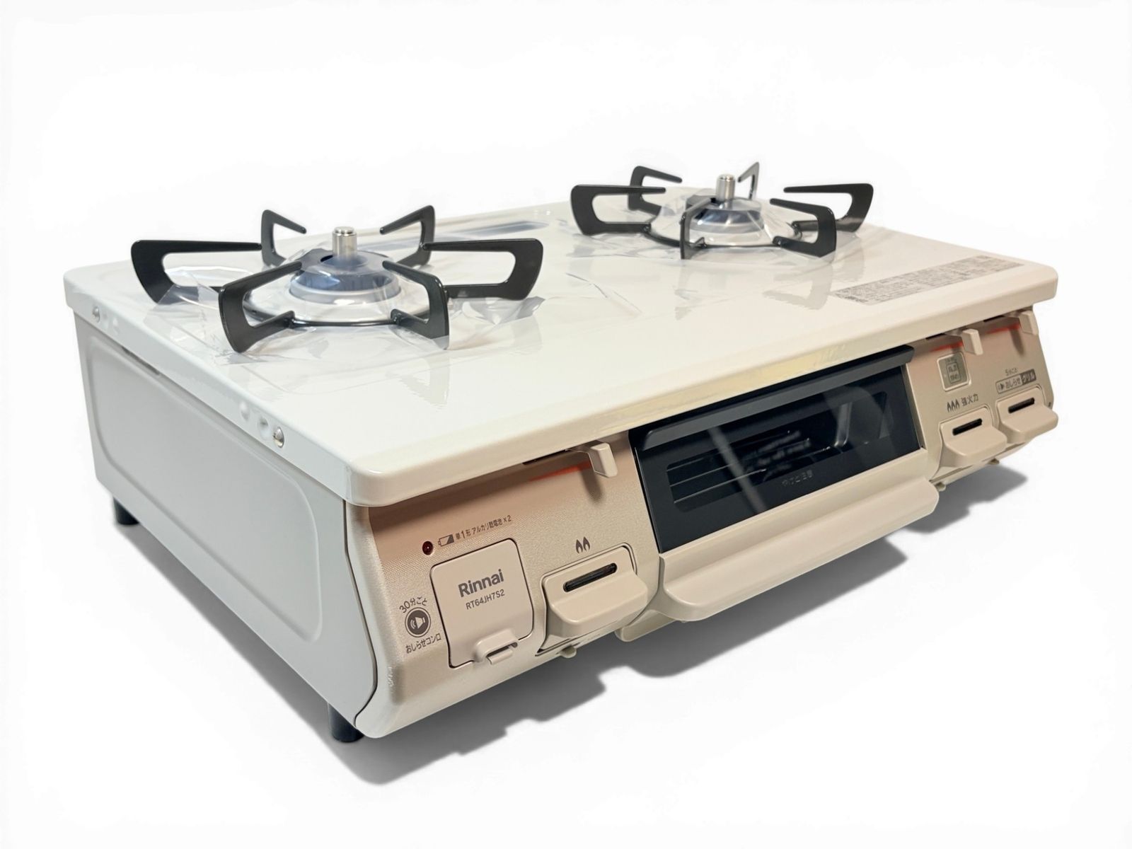 未使用 リンナイ Rinnai テーブルコンロ RT64JH7S2-CR 都市ガス 右強火 
