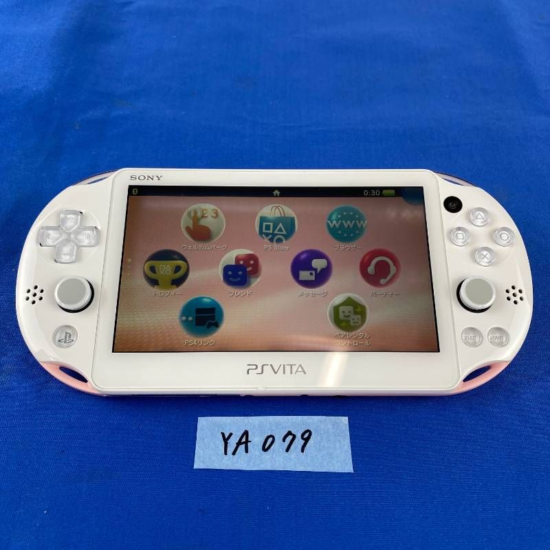 ◇YA079【限定カラー】SONY PSVITA PCH-2000 Wi-Fiモデル ライトピンク 