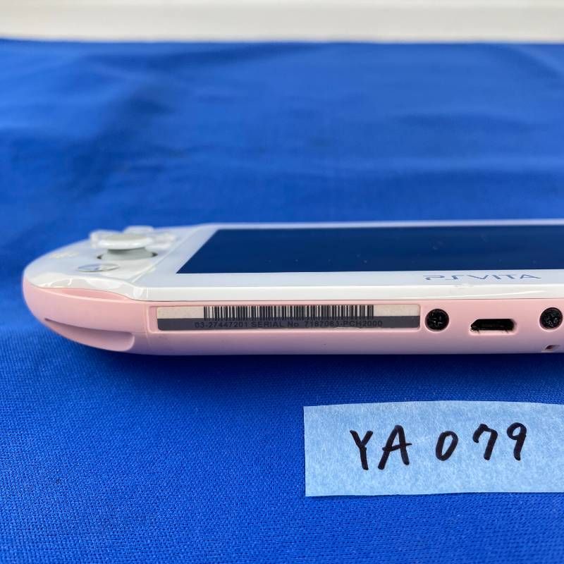 ◇YA079【限定カラー】SONY PSVITA PCH-2000 Wi-Fiモデル ライトピンク 