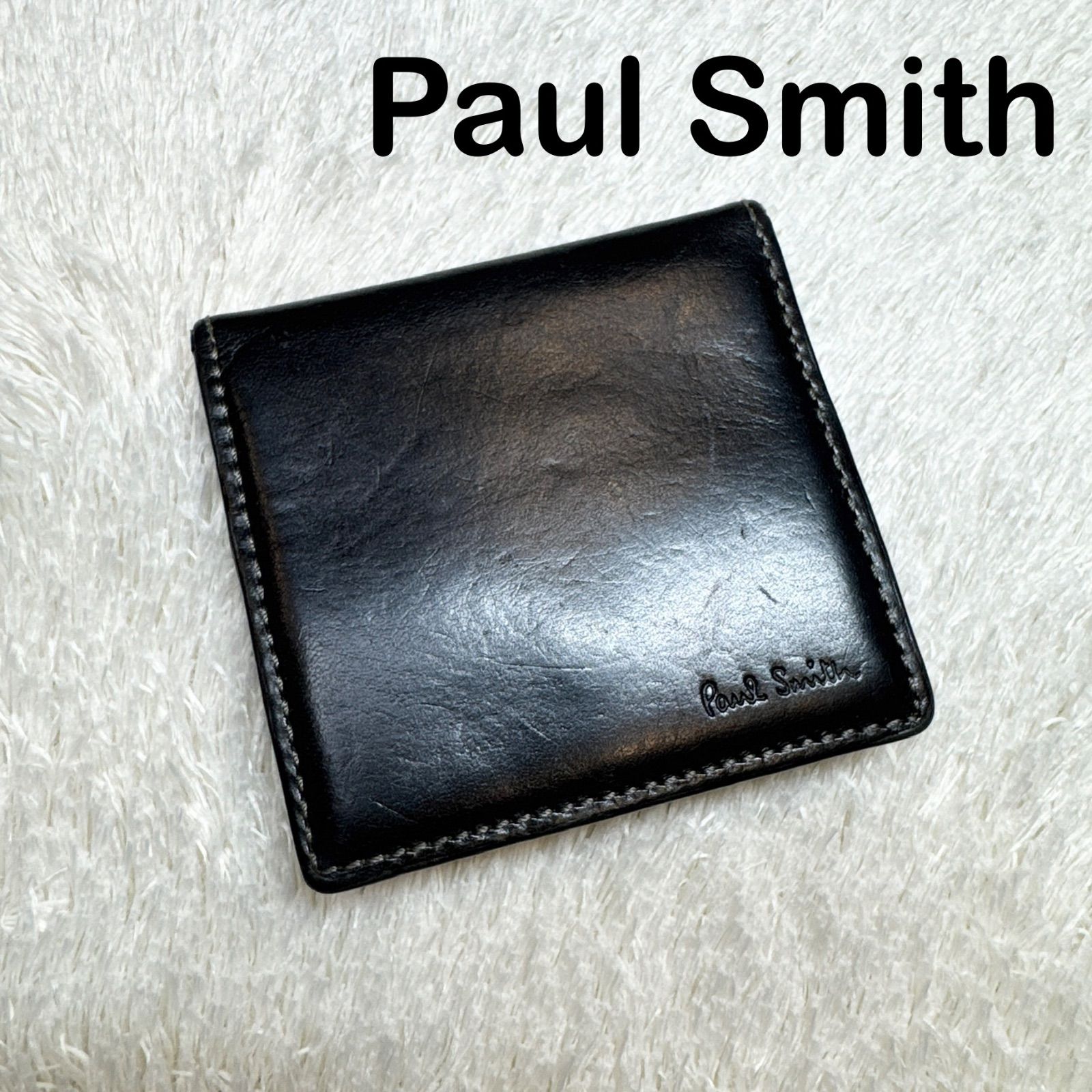 Paul Smith ポールスミス コインケース 小銭入れ レザー 本革 ブラック 