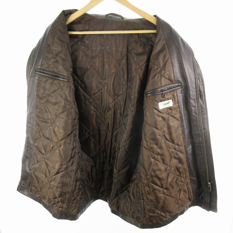 クロコダイル CROCODILE LL 中綿 ラムレザー 羊革 コート ジャケット