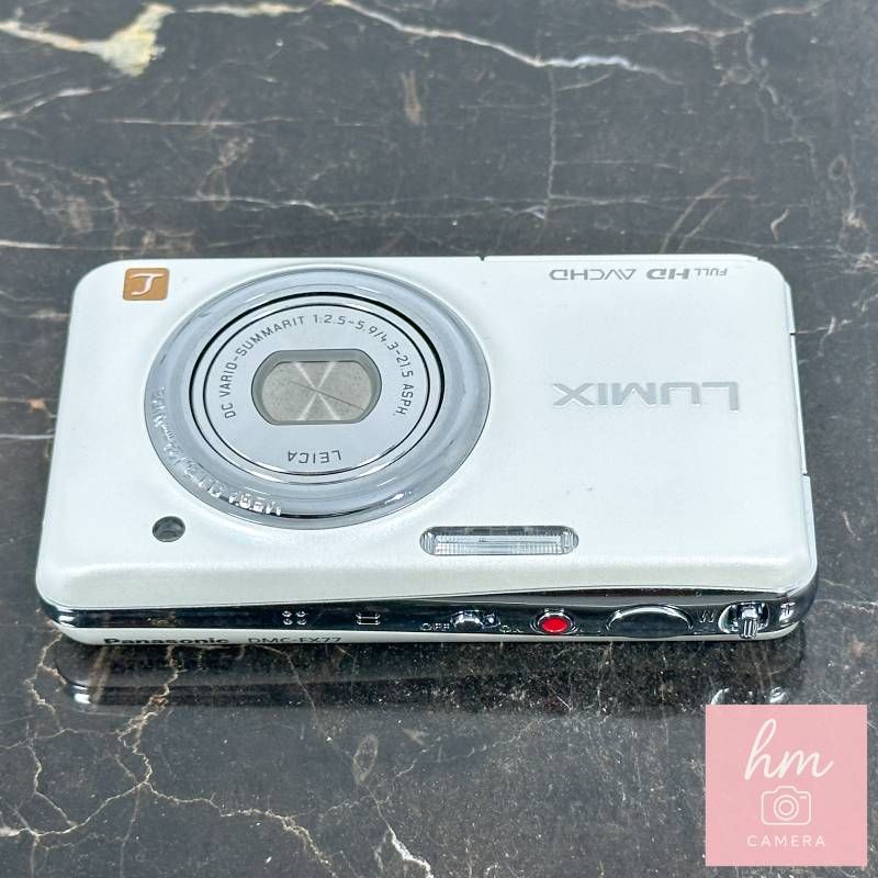 美品】Panasonic LUMIX DMC-FX77 ホワイト コンパクトデジタルカメラ