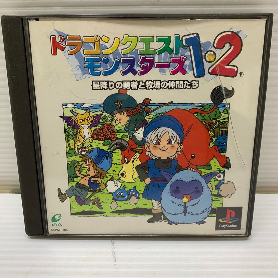 【品】 PSソフト ドラゴンクエストモンスターズ1・2 ～星降りの勇者と牧場の仲間たち～ ソフト 【023-260404-SH-09-min】