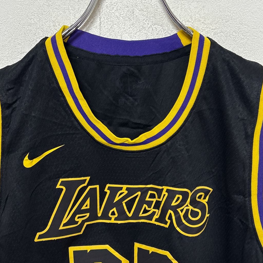NIKE】 NBA Los Angeles Lakers Basketball Shirts JAMES ロサンゼルス