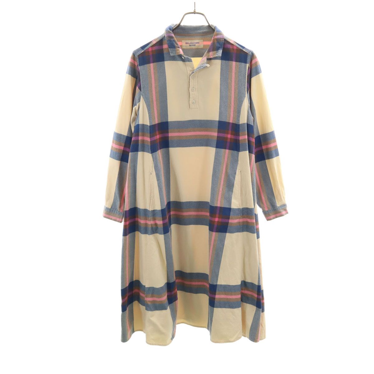 BEAMS BOY ビームスボーイ チェック柄 長袖 プルオーバー シャツ 