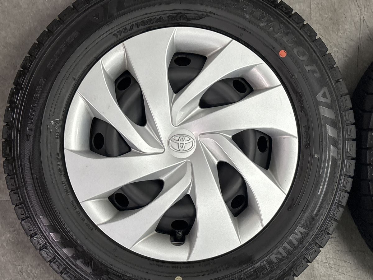 2025年製 バリ溝】トヨタ ヤリス 純正 スチールホイール 14in 5.5J +40 