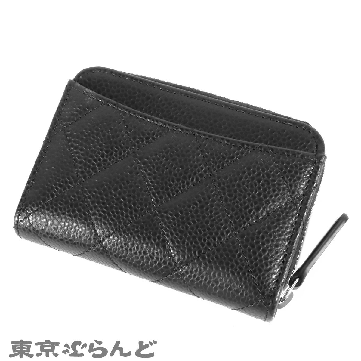 シャネル CHANEL クラシック ジップ コインパース ブラック 黒