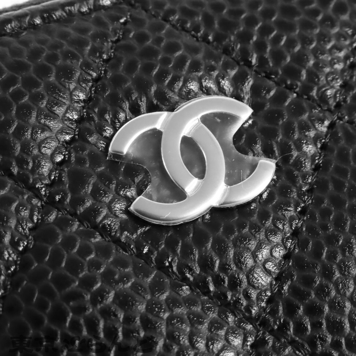 シャネル CHANEL クラシック ジップ コインパース ブラック 黒