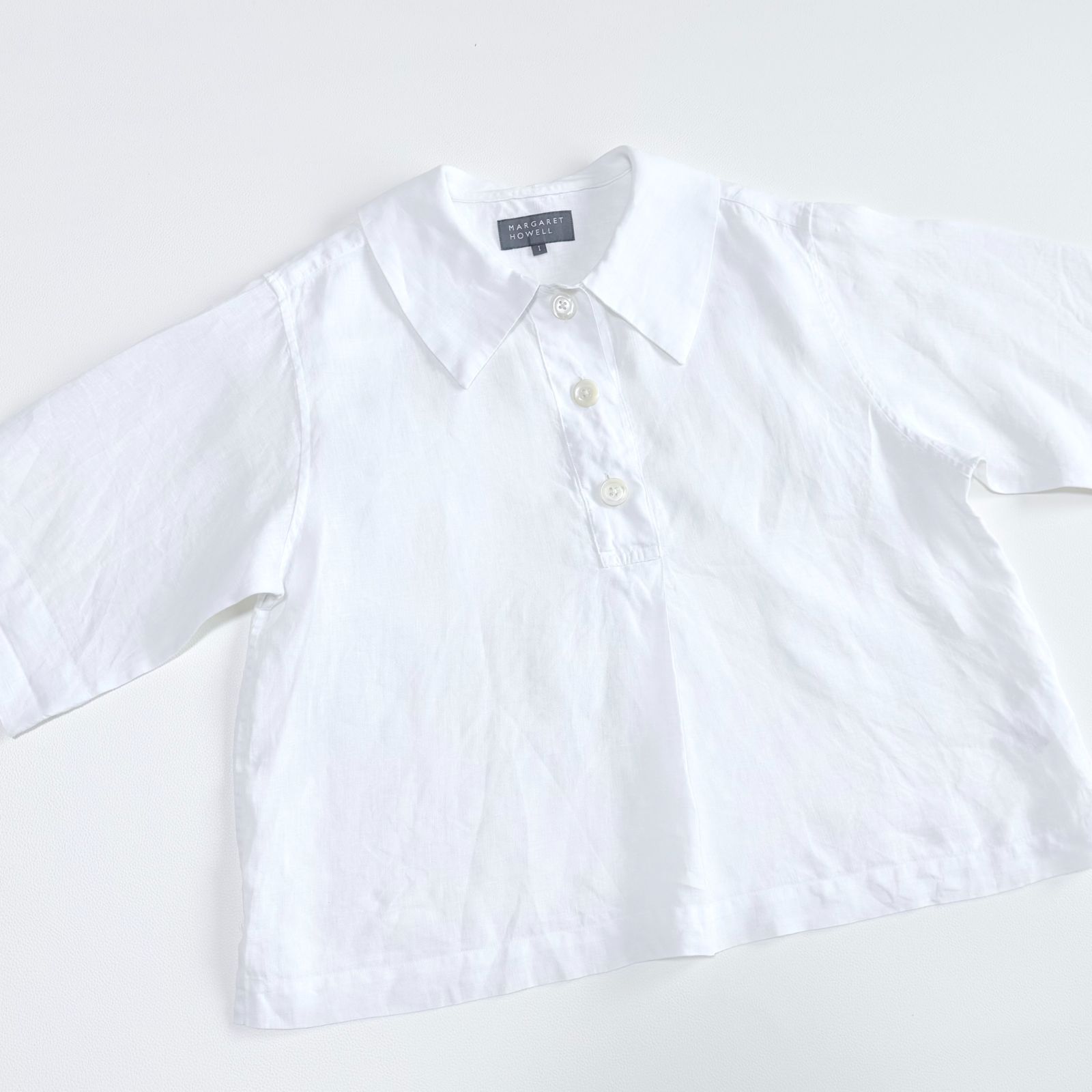 ◇美品◇ MARGARET HOWELL 24SS LINEN VOILE リネン ブラウス プル