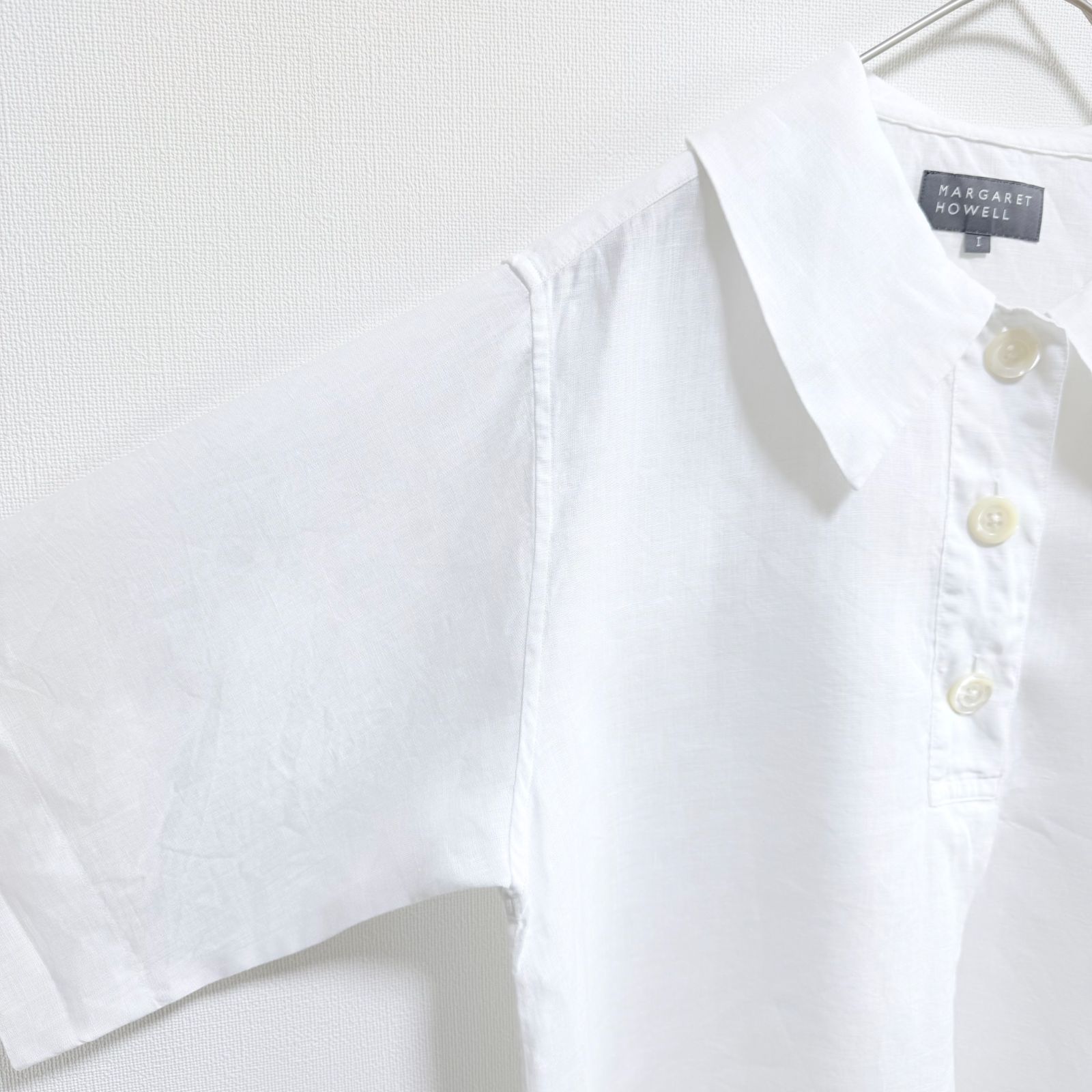 ◇美品◇ MARGARET HOWELL 24SS LINEN VOILE リネン ブラウス プル