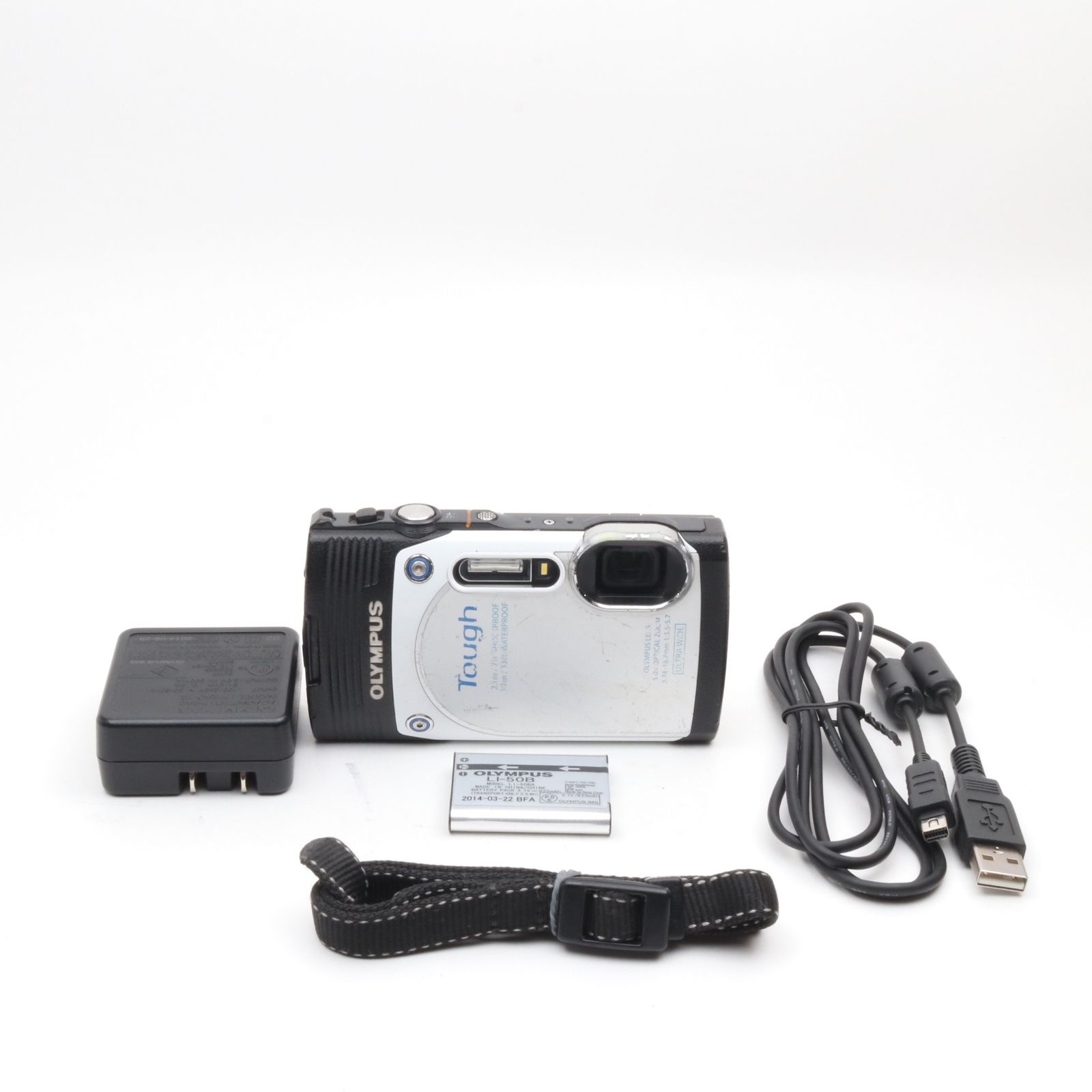 OLYMPUS STYLUS TG-850 Tough ホワイト 防水カメラ - メルカリ