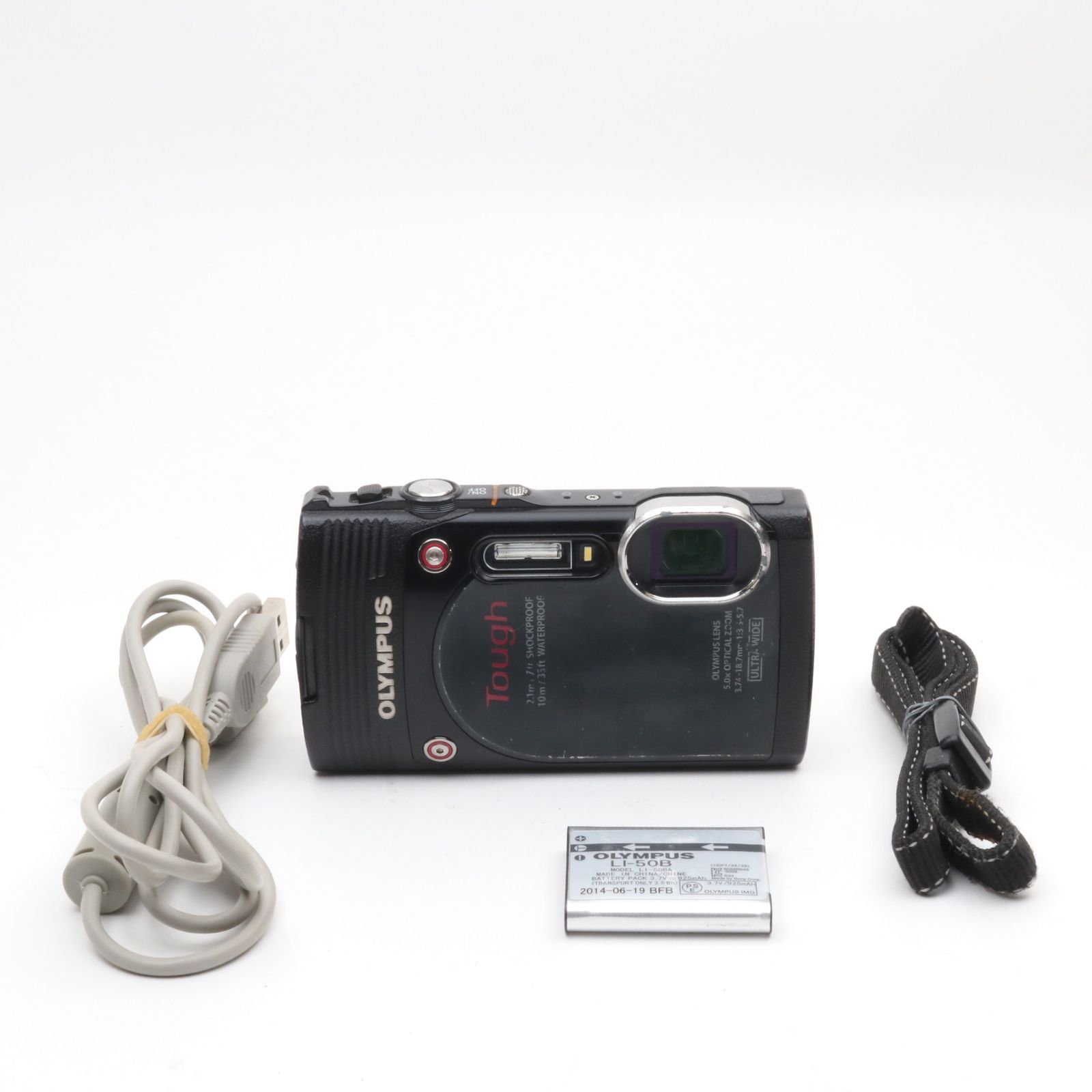 OLYMPUS STYLUS TG-850 Tough ブラック 防水カメラ - メルカリ