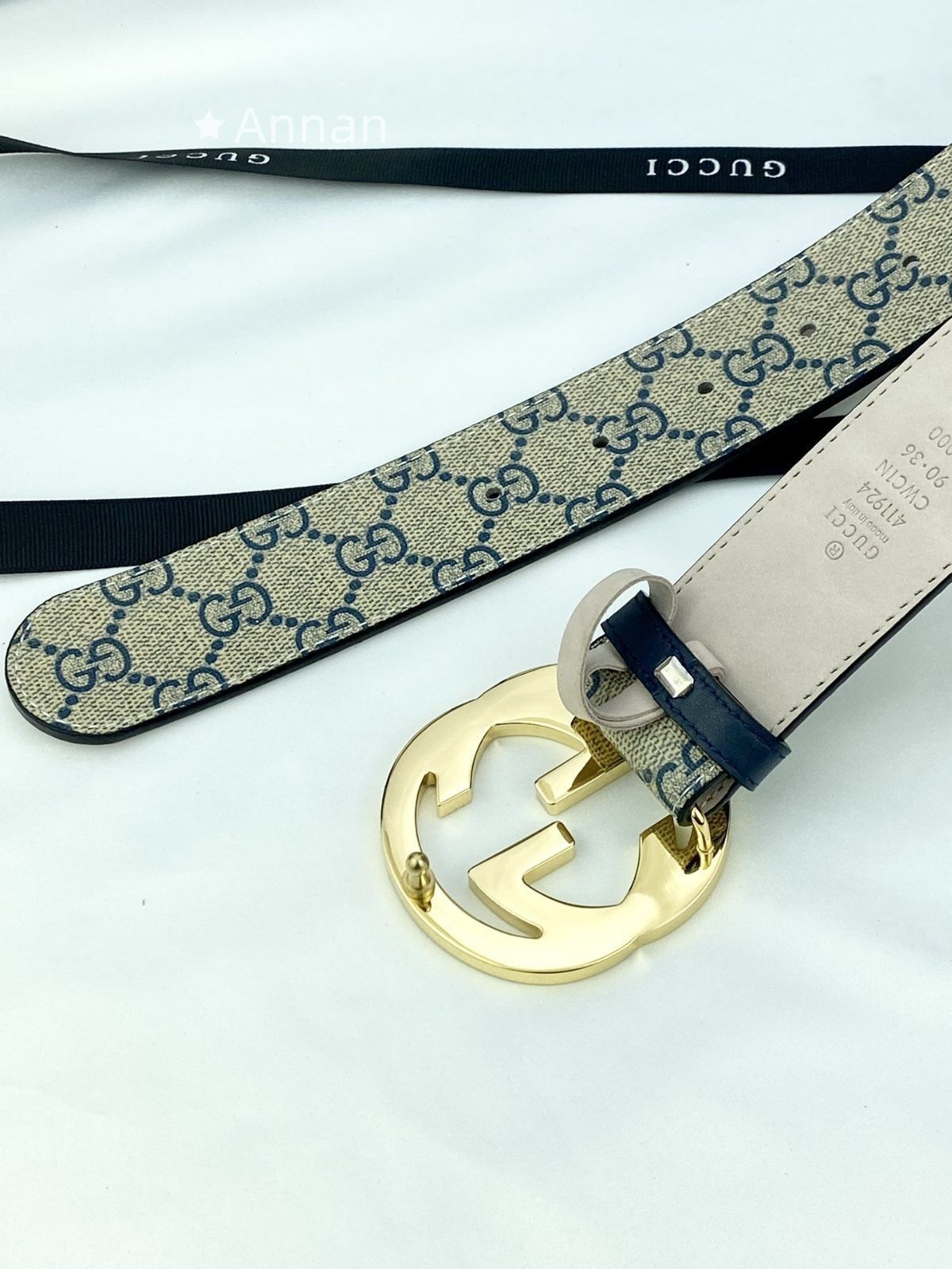最終値下げ！ GUCCI グッチ GG ベルト メンズ 本革 - メルカリ