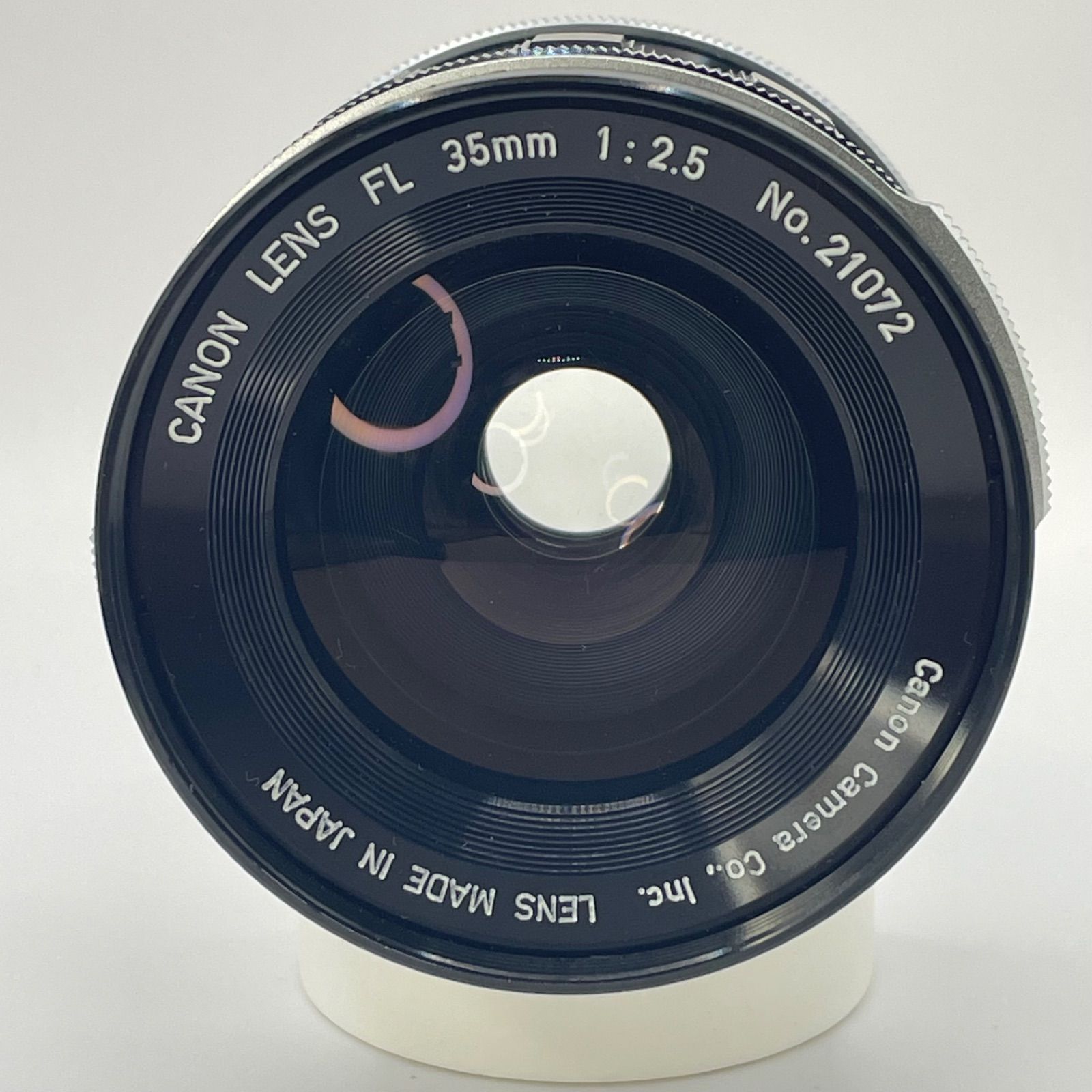 美品級｜Canon FL 35mm F2.5｜初期金属鏡筒｜絞り動作快調・広角の銘玉