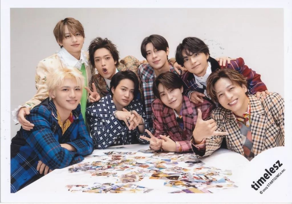 中古】生写真(STARTO) timelesz/集合(8人)/横型・上半身/「We're