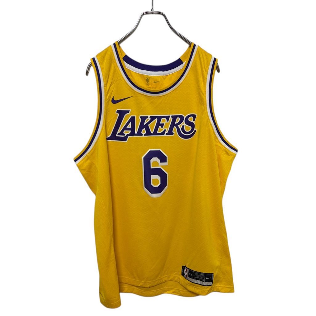 NIKE】 NBA Los Angeles Lakers Basketball Shirts JAMES ロサンゼルス