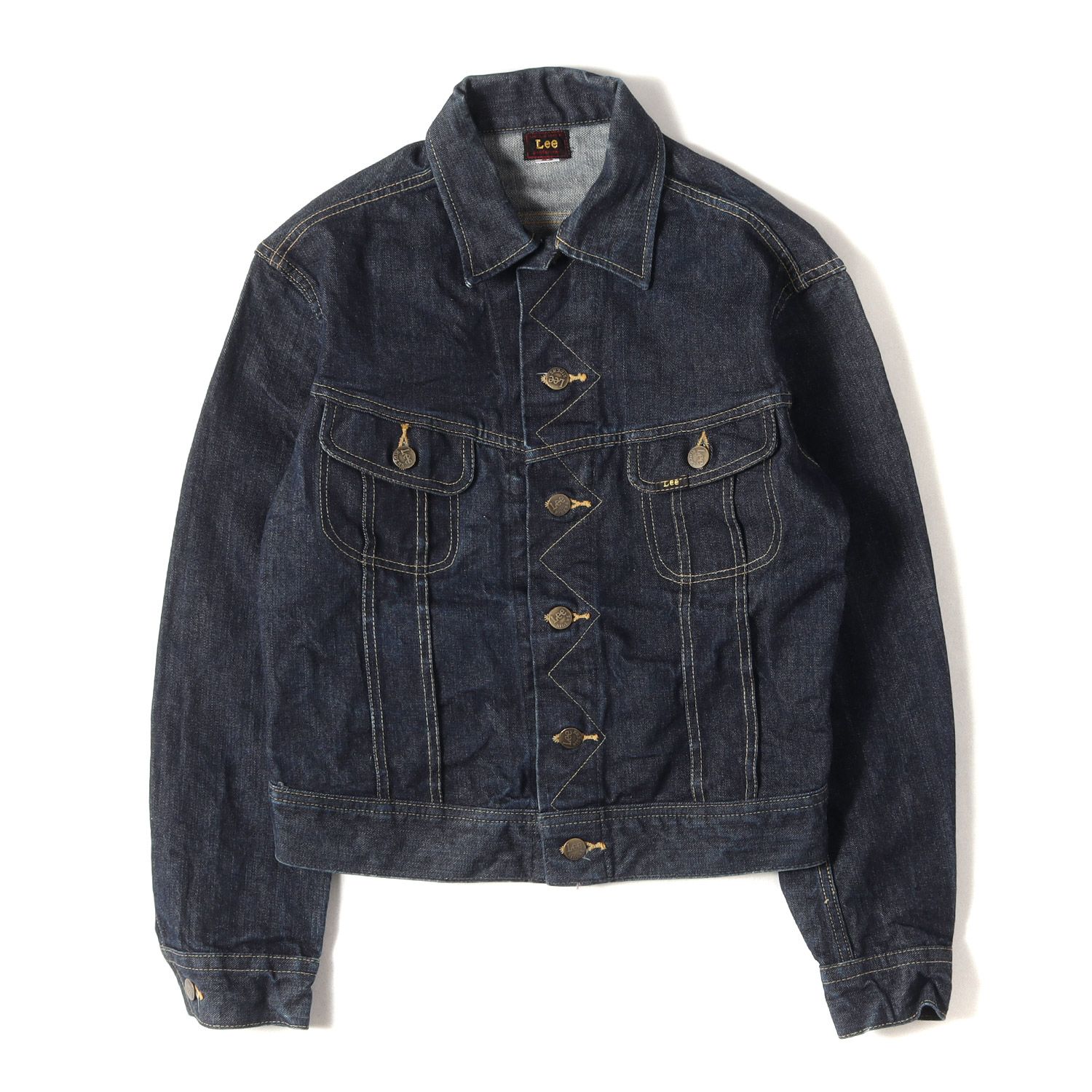 THE REAL McCOYS リアルマッコイズ ジャケット インディゴ サイズ:34(XS) | ×Lee 1940年代復刻 赤タグ 101-J デニムジャケット | アウター Gジャン ブルゾン 上着 | コラボ【メンズ】【中古】 THE REAL McCOYS リアルマッコイズ ジャケット インディゴ サイズ:34