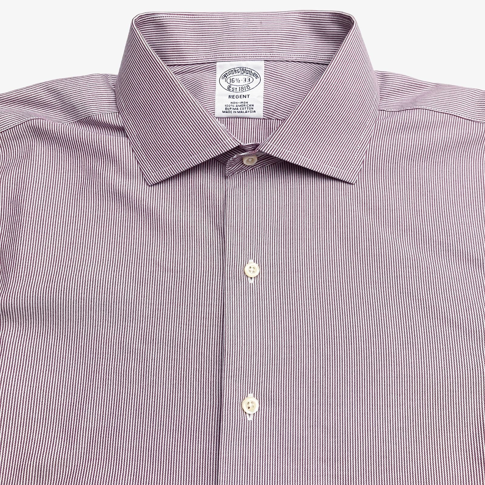 16 1/2-33】Brooks Brothers（ブルックスブラザーズ）ワイドカラー 
