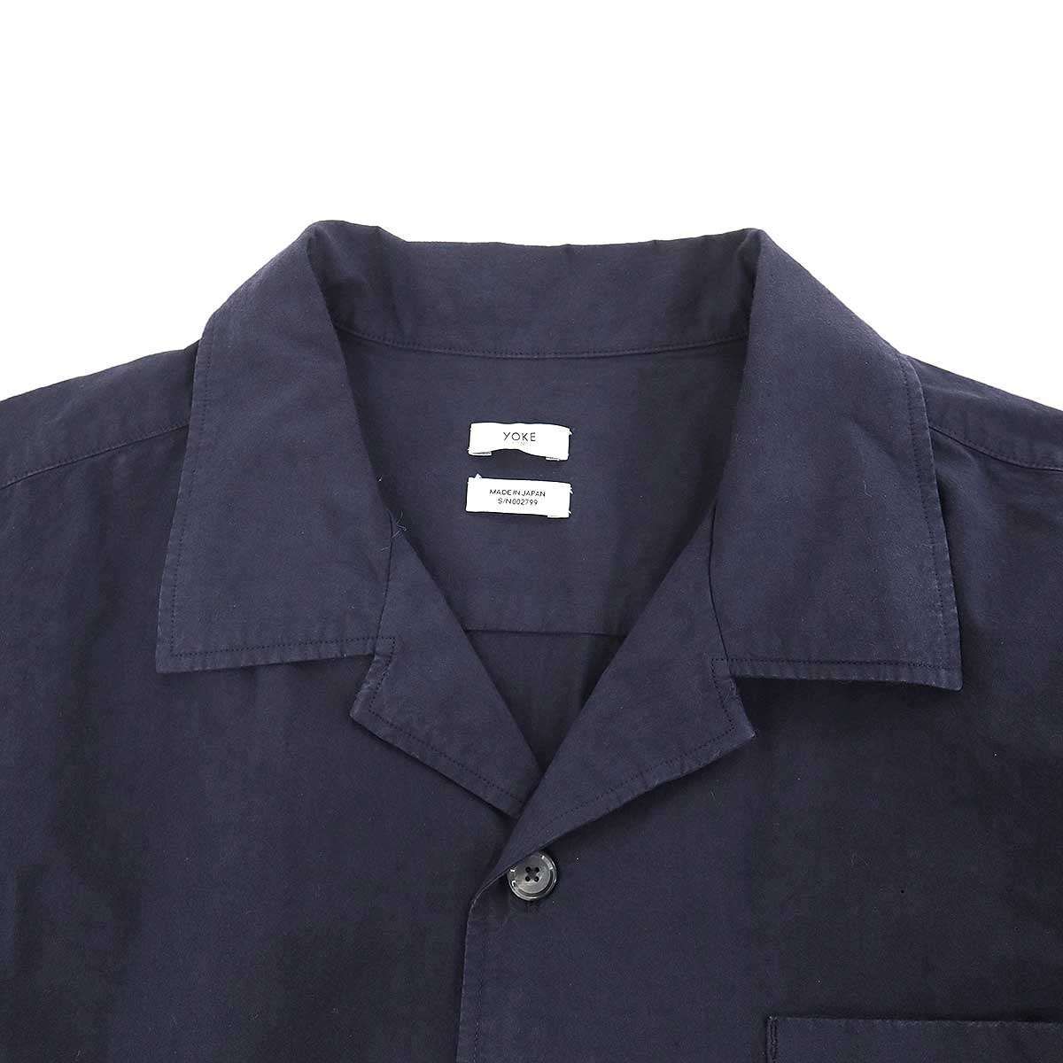 YOKE ヨーク 26SS Cotton Typewriter Garment-dyed Shirt Jacket 